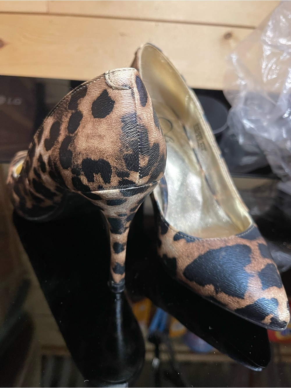 143 Girl Leopard Print Heels